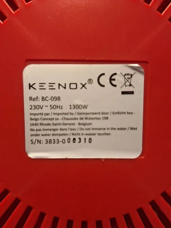 Cuiseur électrique multifonction – Gourmet par KEENOX – Rouge – Neuf – photo 7